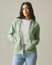 Women's Lightweight Full Zip - Dill Heather